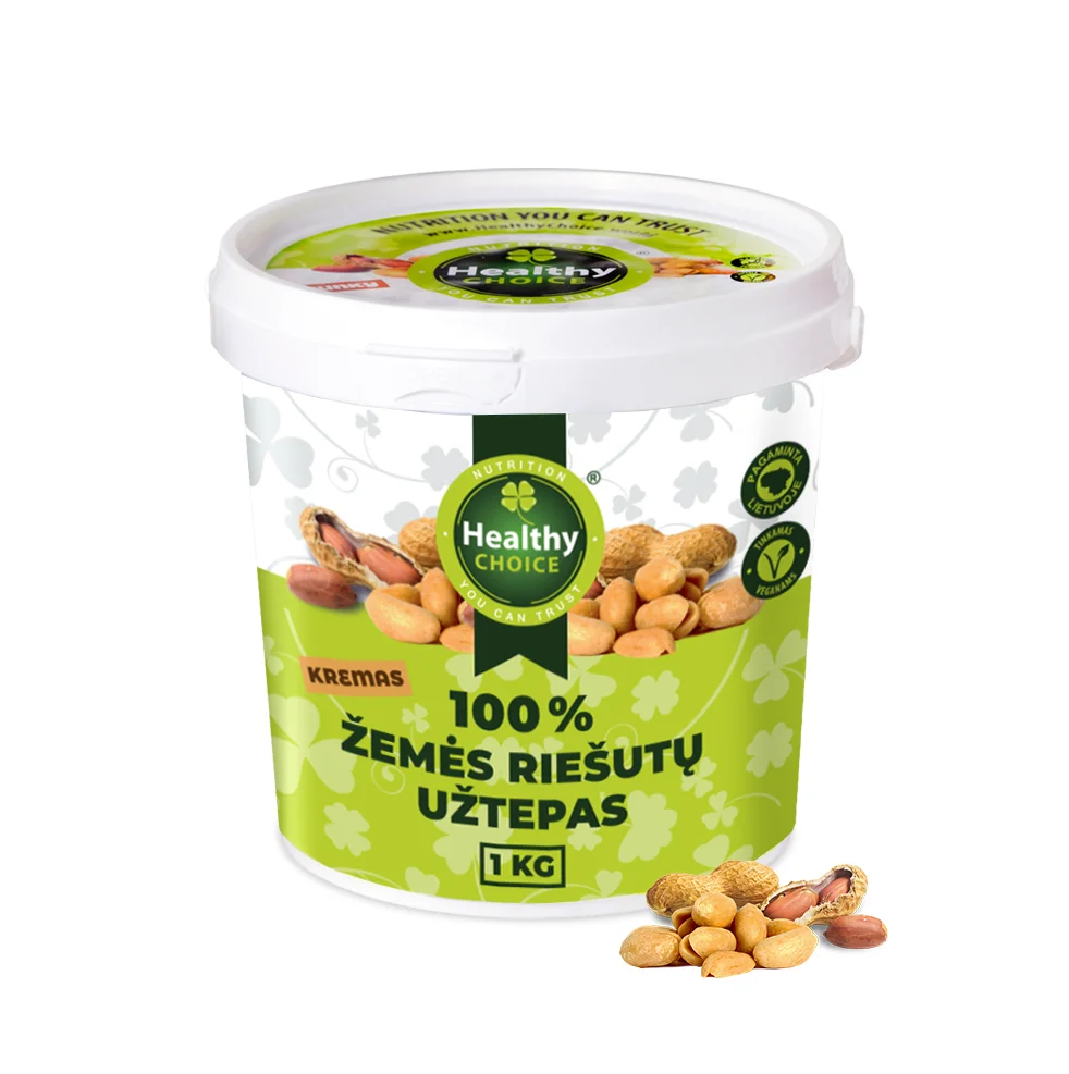 Žemės riešutų užtepas kremas, 1kg - Imagen 2