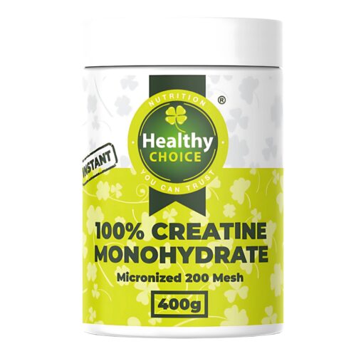 100% Kreatino Monohidratas, mikronizuotas 200 mesh., 400gr.